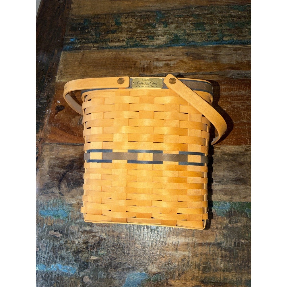Longaberger 2001 CC Collectors Club Membership Basket VIBRANT